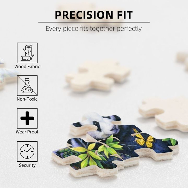 panda-family-wooden-jigsaw-puzzle-500-pieces-educational-toy-painting-art-decor-decompression-toys-500pcs