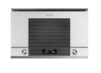 [0% 10 เดือน] เตาไมโครเวฟ (Smeg) Linea Aesthetic รุ่น  MP122B1 สีขาว