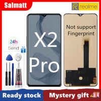 Salmatt TFT 6. 5นิ้วจอ LCD สำหรับ Realme X2 Pro ชุดดิจิไทเซอร์หน้าจอสัมผัส LCD สำหรับ Realme X2 Pro RMX1931หน้าจอสำรอง