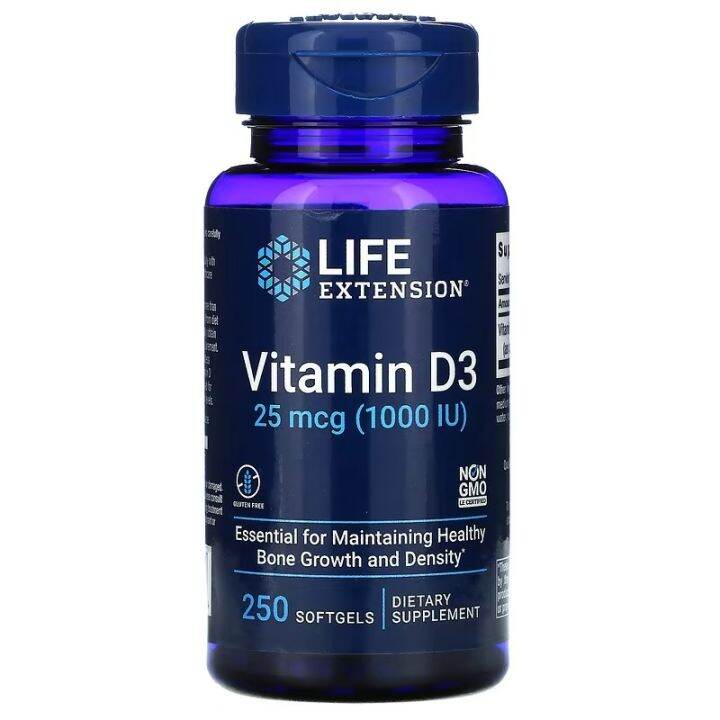 Vitamin D3, 1000 IU, 250 Softgels Lazada PH