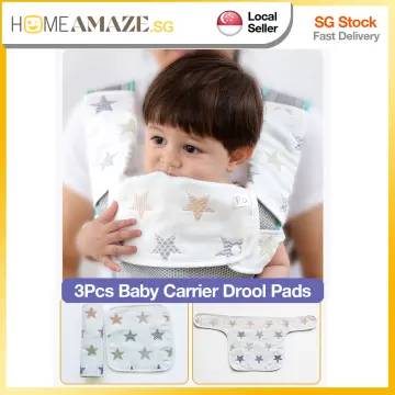 Baby carrier drool clearance pads