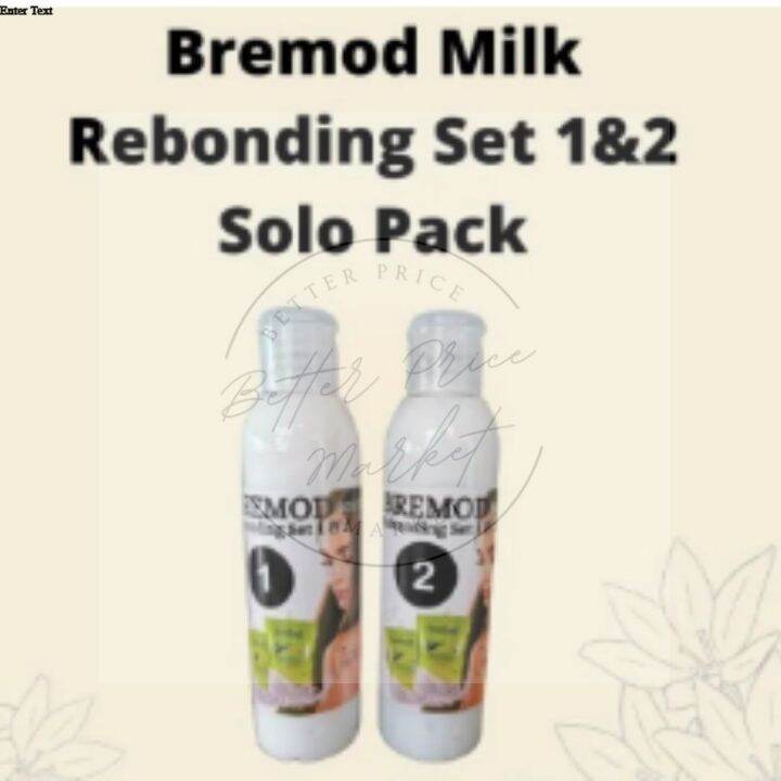Bremod Milk Rebonding Set 1&2 Solo Pack 100ml Better Price Market