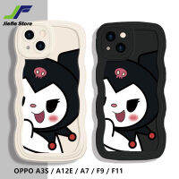 เคสกันป้องกันแรงกระเทือนลายมือถือ TPU JieFie Catong Diablo Kuromi สำหรับ OPPO A3S / A12E / A7 / F9/F11ขอบลอนทำนองน่ารัก