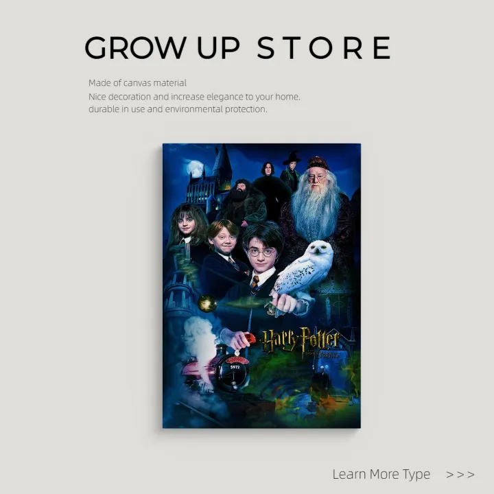 Harry Potter Canvas Painting Harry Potter Poster Movies Harry Potter