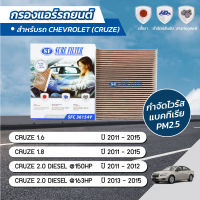 กรองแอร์ กรองแอร์รถยนต์ กรองแอร์ครูซ เชฟโรเลตครูซ CHEVROLET CRUZE 1.6 / 1.8 / 2.0 DIESEL ปี 2011-2015 ยี่ห้อ ชัวร์ฟิลเตอร์ SFC 36154V