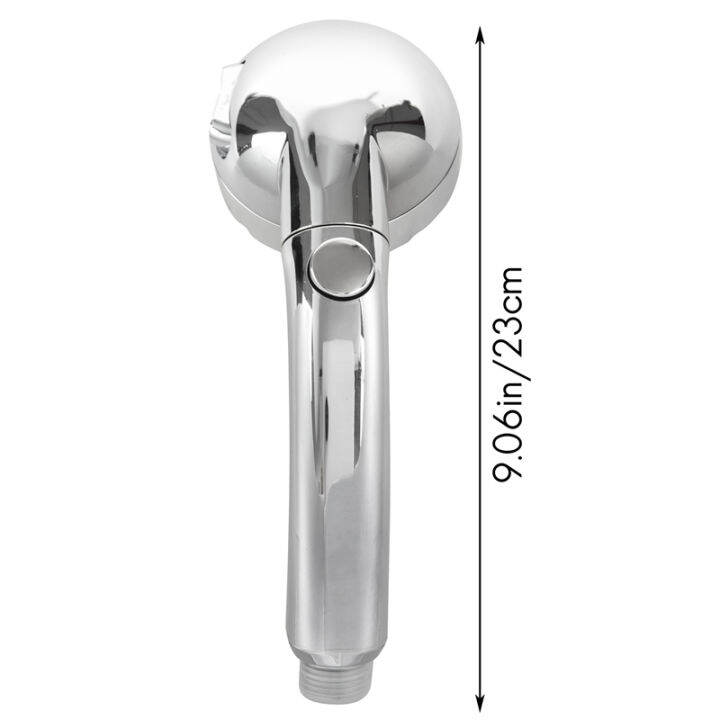 handheld-shower-head-high-pressure-chrome-3-spary-setting-with-on-off-pause-switch-water-saving-adjustable-luxury-spa-detachable-multi-functions-bathroom-puppy-shower-accessories