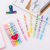 [COD] Hobby Straight Color Highlighter Set Fluorescent Note