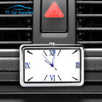 Car Interior Electronic Clock Air Conditioning Air Outlet Watch Square Clock Decorative Accessories For Mustang Shelby Jaguar