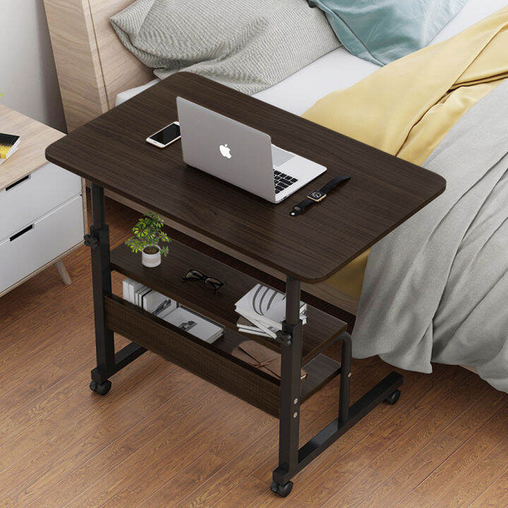 Adjustable 2 layers 80x40cm Liftable Laptop Bed Desk Multifunction