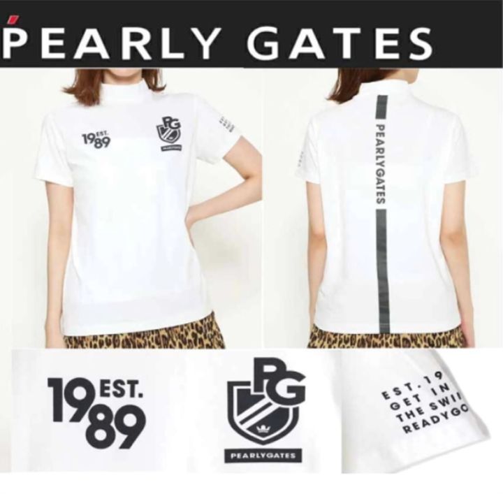 early-gates-เสื้อกอล์ฟแขนเสื้อแขนสั้นคอกลม-เสื้อกอล์ฟเสื้อผ้าสตรีญี่ปุ่นเกาหลีใต้แห้งเร็วเสื้อยืดกีฬาเสื้อผ้า