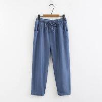 【มีไซส์ใหญ่】Plus Size Women Blue Jeans Light Denim Ankle Trousers HOT ●8/14✤❈