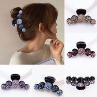 Big Rhinestone Women Hair Claws Crab Hairpins Crystal Hair Clips Barrettes Ponytail Girls Hair Accessories Ornaments Hairgrip