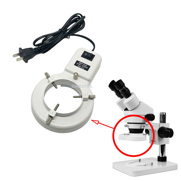หลอดไฟ-โคมไฟ-ไฟวงแหวนกล้องไมโครสโคป-หลอดไฟใส่กล้องจุลทรรศน์-กล้องสเตอริโอไมโครสโคป-stereo-microscope-fluorescent