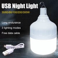 Camping Light Portable Led Bulb Hanging Tent Lamp Rechargeable USB Lights for Outdoor Fishing Camping Emergency 3 Lighting Modes