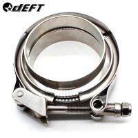 DEFT Quick Release V band Clamp Auto V-band Exhaust Male Female Flange 76mm Vband Clamps Stainless Steel 2 2.5 3 3.5 4 Inch