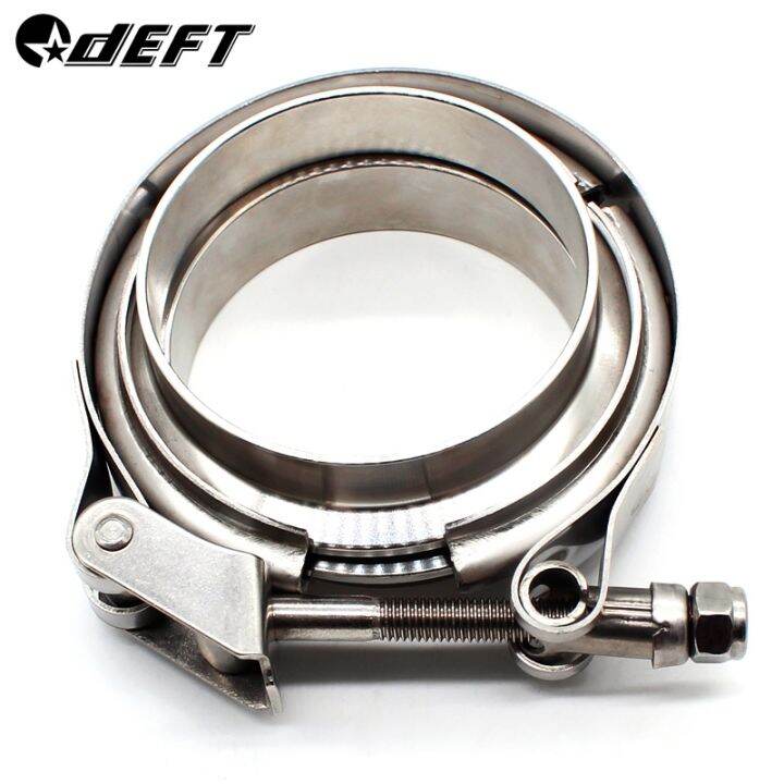 DEFT Quick Release V band Clamp Auto Vband Exhaust Male Female Flange