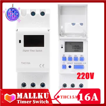 Timer 220V 60A-100A, Digital Timer Switch Relay, Weekly 7 Days