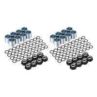 112Pcs Skateboard Truck Hardware Kit Skateboard Spacers Longboard Axle Nuts Skateboard Accessories