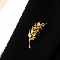 【DT】hot！ Luxury Ear Brooch High-end Temperament Anti-failure Silk Scarf Buckle Waist Pin Mens Jewelry