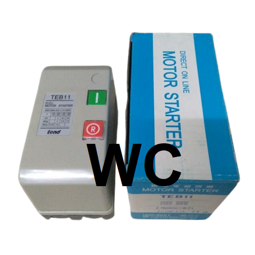 TEND Magnetic Starter 3เฟส รุ่น TEB11  กล่องควบคุมมอเตอร์ แมกเนติก มอเตอร์สตาร์ทเตอร์ มอเตอร์  AC380V 5แรง