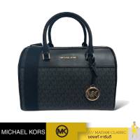 กระเป๋าสะพายข้าง Michael Kors 35S2GTFU2B MICHAEL KORS JET SET TRAVEL MEDIUM DUFFLE SATCHEL SHOULDER CROSSBODY BAG (BLACK)