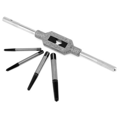 HH-DDPJScrew Extractor Broken Bolt Remover Drill  5pcs/lot Guide Bits Set With Holder Frame Tool  Screw Extractor Electric Screwdrivers