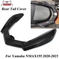 For Yamaha NMAX155 NMAX 155 2020 2021 2022 2023 Accessorie Motorcycle Carbon Fiber Rear Tail Seat Cover Luggage Rack Trim Guard