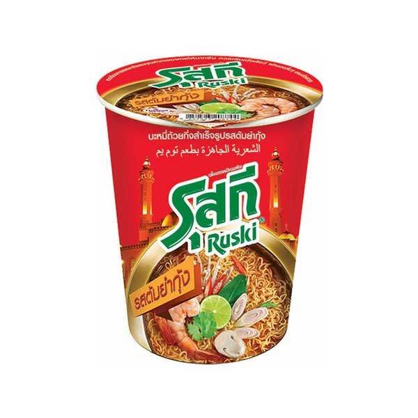 RUSKI Instant Noodles Tom Yum Flavour x6 | Lazada