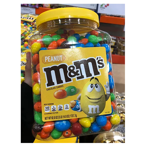 M&Ms Peanut Chocolate Candies 62oz 1757.7g 1 jar | Lazada PH