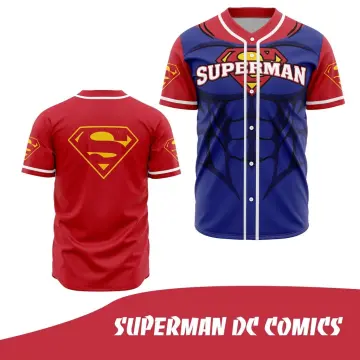 Superman Baseball Jersey - Men