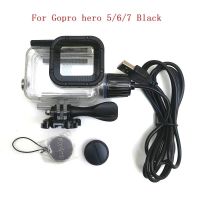 【In-Stock】 TVT Sri Lanka ซองกันน้ำชาร์จอุปกรณ์เสริมสำหรับกล้องกีฬาสำหรับ Gopro Hero 7 6 5ตัวชาร์จสีดำ + สาย USB สำหรับมอเตอร์ไซค์