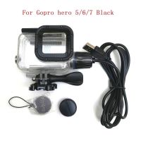 ZZOOI Sport Camera Accessories Chargering Waterproof Case for Gopro Hero 7 6 5 Black Charger shell Housing + USB Cable For Motocycle