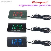 ▣ Waterproof voltmeter DC 5V-30V 0.56 inch LED Display Digital Panel Volt Voltage Meter Tester 12V 24V For Car motorcycle IPX6