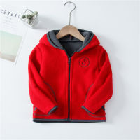 Childrens Coat Autumn Winter Boys Girls Fleece Hoodie Clothes 2-12 Years Old Kids Clothing