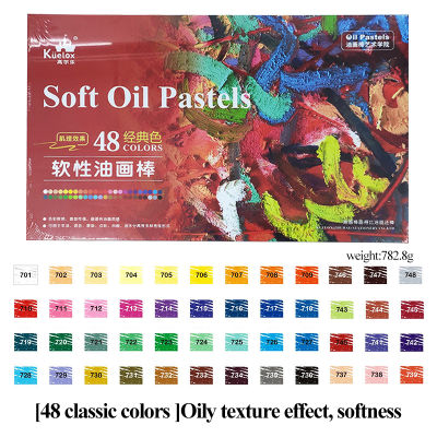 Kuelox Professional Art Soft Oil Pas Crayon Macaron Morandi Artist Grade ArtistStudent Graffiti Oil Pas Drawing Supplies