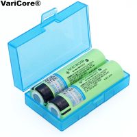 VariCore New Original 18650 NCR18650B Rechargeable Li ion b-attery3.7V 3400m-Ah For Flashlight batteries   Storage box