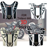 Trident 660 2021 2022 Motorcycle Fuel Tank Pad Protector Fuel Tank Anti-Slip Sticker For Trident 660 3D Stereo Color Sticker