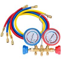 【CW】 Refrigerant Manifold Gauge Set Air Conditioning Tools Refrigerant Testing Charging Evacuation for Air Condition Refrigeration