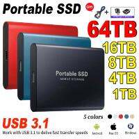 SSD แบบพกพาของแท้ USB 1TB 3.1ความเร็วสูงโมบายล์โซลิดสเตทไดรฟ์ประเภท C อุปกรณ์จัดเก็บฮาร์ดดิสก์ภายนอกสำหรับ Mac แล็ปท็อป