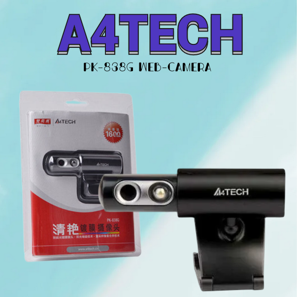 A4tech PK-810G and PK-838G Desktop/ Laptop Web-cam Built-in Mic | Lazada PH
