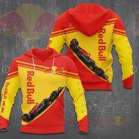 （ALL IN STOCK XZX）  Hoodie 3D Teem All Over Printed For Gift Full Size Red Bull  06  (Free customized name logo for private chat, can be changed with or without zipper)