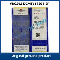 ZCC CT DCMT11T304 ผู้ผลิตคาร์ไบด์เครื่องมือตัด DCMT 11T304-EF YBG202 DCMT11T304-EF เม็ดมีดกลึงสําหรับตกแต่งเหล็ก