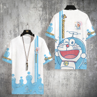 2023 NEW Mens Quick Dry Doraemon a Dream Printed Short Sleeve T-shirt 2023 brand new T-shirt