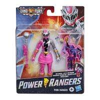 Action FiguresZZOOI Power Rangers Dino Fury Pink/Gold Ranger 6-Inch Action Figure Toy with Dino Fury Key and Weapon Accessory F0540/ F2040 Action Figures