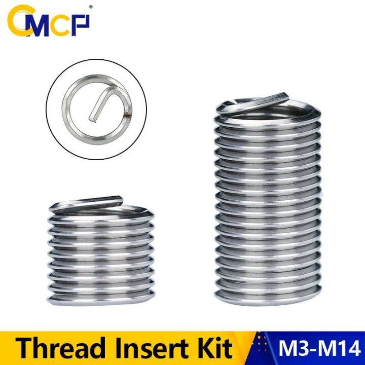 Kit De 60 Inserts Filetés Hélicoïdaux En Acier Inox - Du M3 Au M12 - Neuf