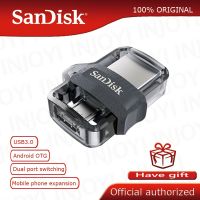 Sandisk Dual OTG USB Flash Drive 64GB 32GB 16GB 128GB SDDD3 Pen Drives Extreme high speed PenDrives 3.0 for Android phone