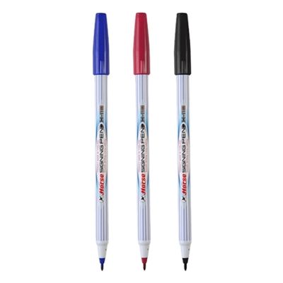 ปากกาสีน้ำ ปากกาเมจิก H-110 ขนาด 1 mm.ตราม้า 12 ด้ามHORSE ปากกา ปากกาตราม้า