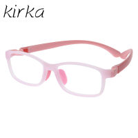 Kirka Flexible Optical Children Glasses Frame TR90 Silicone Glasses Flexible Sports Blue Child Eyeglasses Eyewear Frames Rubber