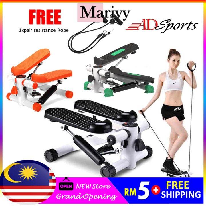 Mini stepper with LCD counter and Resistance hydraulic buffer burning