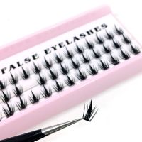 New 3D Fluffy Single Cluster False Lashes Premade Volume Fans Individual Eyelash Segmented Lashes Natural Fake Lashes Extension